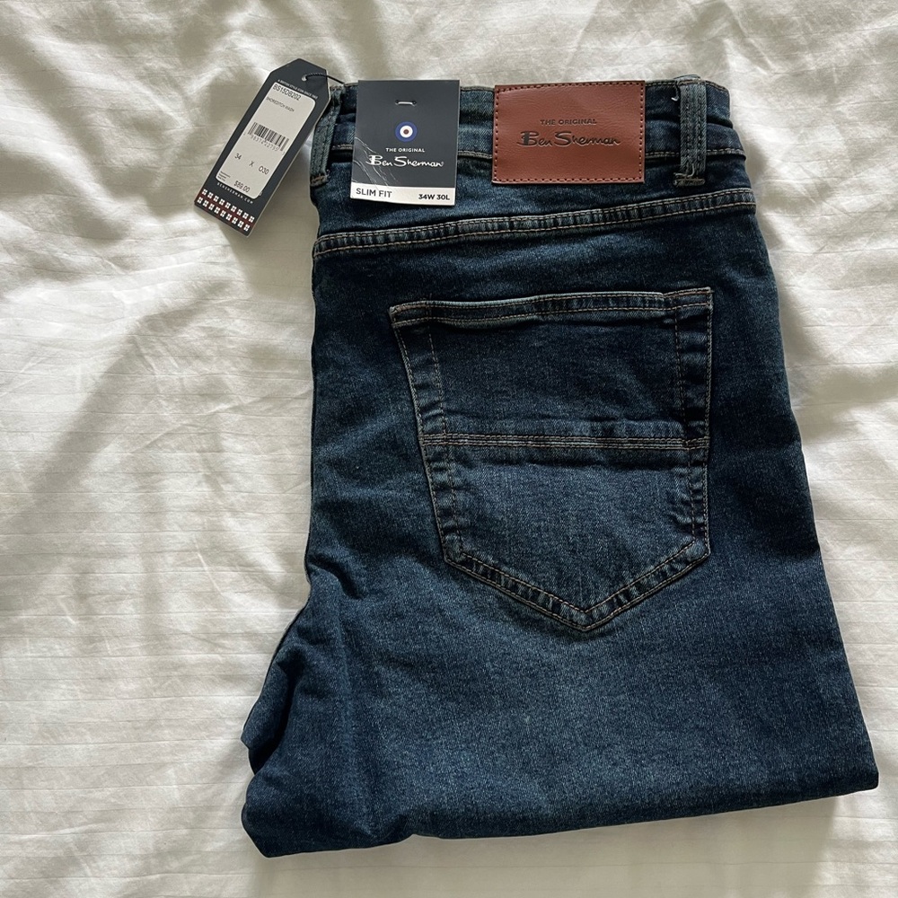 NWT Ben Sherman Slim Fit Jeans - Deep Indigo